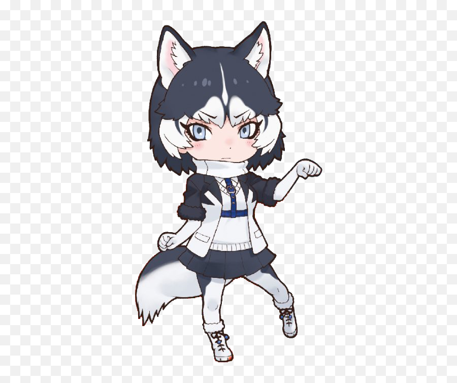 Siberian Husky - Siberian Husky Kemono Friends Emoji,Husky Stages Of Emotion