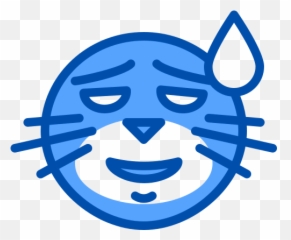 Sweat - Icon Emoji,Sweat Emoticon With Text