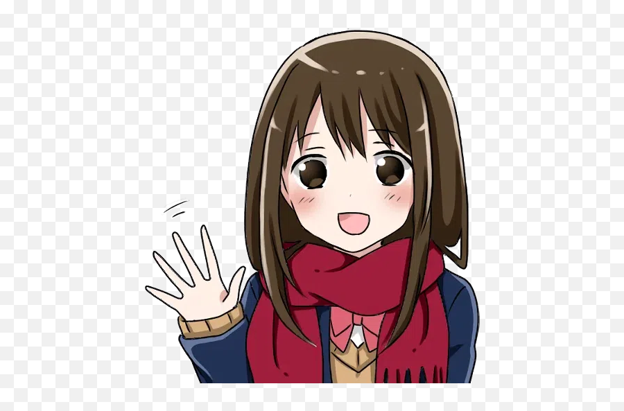 Anime Stickers For Whatsapp - Stickers Cloud Fictional Character Emoji,Anime Girl With No Emotion