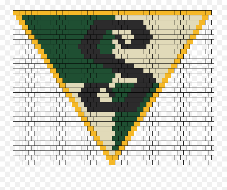 Harry Potter Slytherin Crest Kandana - Pattern Harry Potter Kandi Emoji,Slytherin Control Emotions