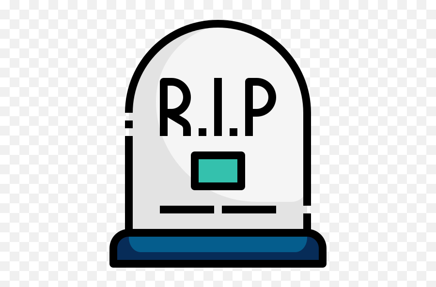 Rip Tomb Cemetery Free Icon Of Covid 19 - Language Emoji,Headstone Emoticon Twitter