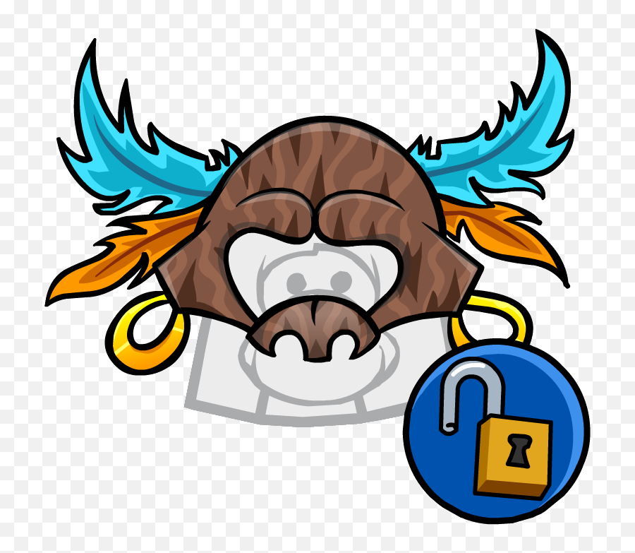 Coconut Clipart Tiki - Club Penguin Optic Headset Png Gorra De Puffles Emoji,Download Hawkeye Emoji