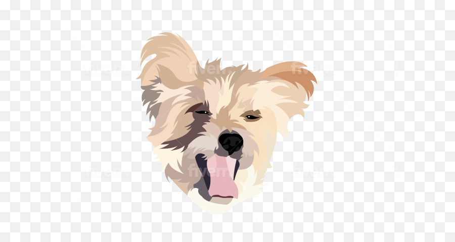 Make Vector Illustration Dog Cat Animal Pet Cartoon Portrait - Vulnerable Native Breeds Emoji,Yorkie Emojis