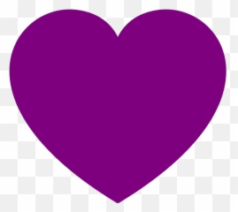 Purple Heart Clip Art At Clkercom - Vector Clip Art Online Dark Purple Heart Transparent Emoji,Rainbow Heart Emoji Copy And Paste