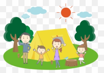 Campsite 1 - Openclipart Family Camping Clipart Emoji,Camp Camp Emojis