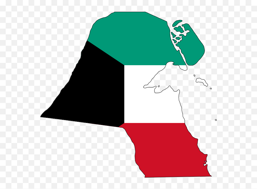 Kuwait Flag 071211 Vector Clip Art - Free Clip Art Images Kuwait Flag Map Png Emoji,Kanye Shrug Emoticon Yahoo