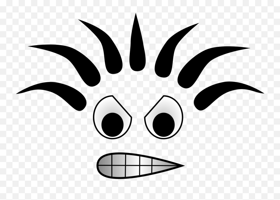 Angry Cartoon Face Svg Vector - Angry Face Png Cartoon Emoji,Angry Anime Emotions
