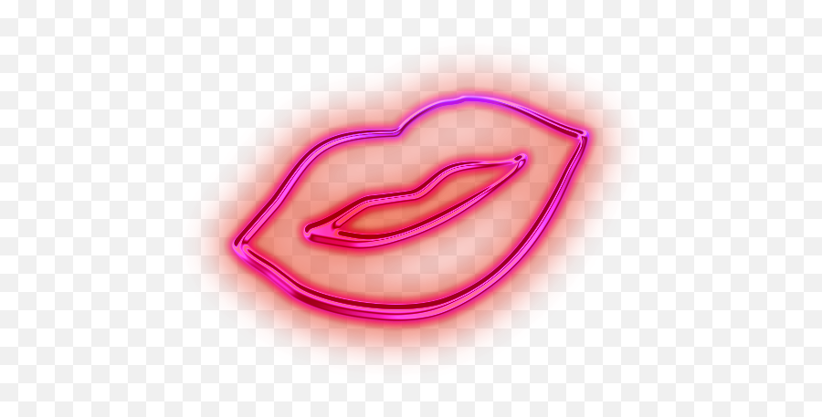Neon Lips Png U0026 Free Neon Lipspng Transparent Images - Transparent Neon Light Lips Emoji,Neon Emoji
