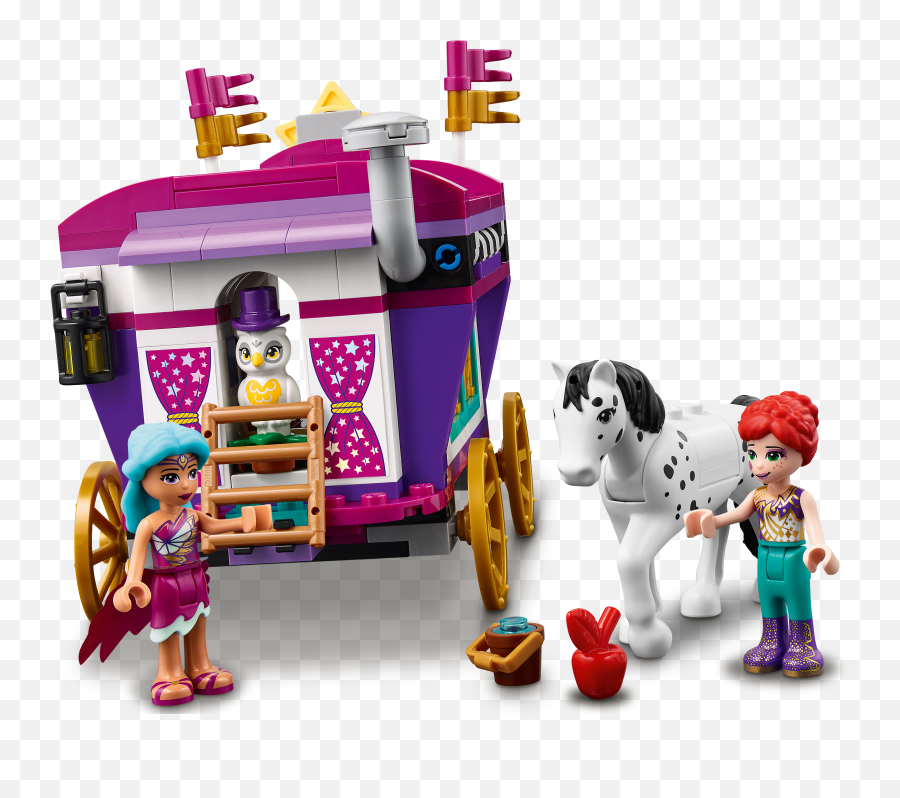 Magical Caravan 41688 - Lego Friends Sets Legocom For Kids Emoji,Emoji Girl Clair