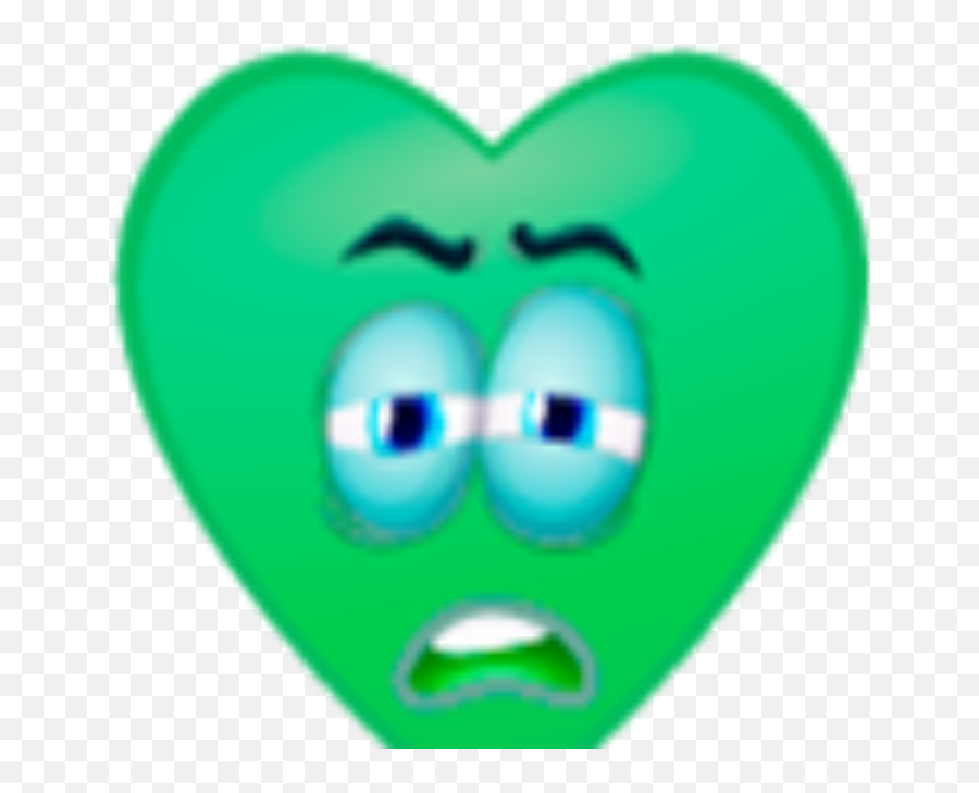 Green Heart Emoji Free Twitch Emotes,Amazed Sleepy Emoji
