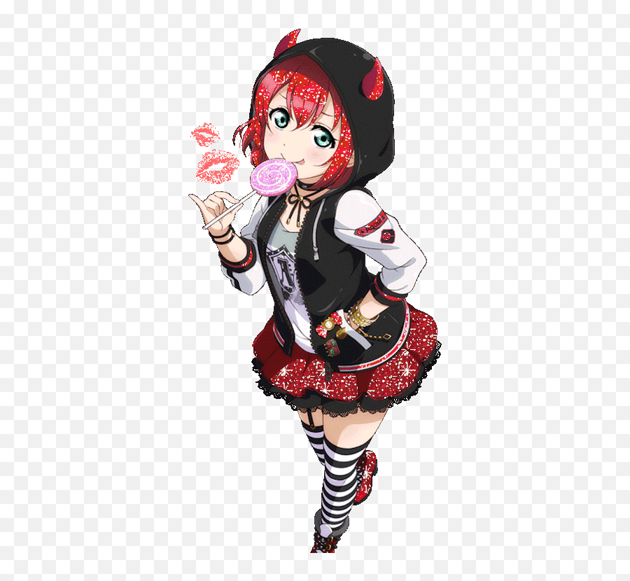 Pin - Ruby Kurosawa Punk Rock Png Emoji,Love Live Emoji