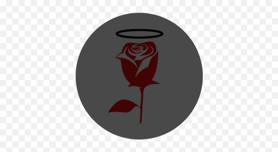 Halo Portraits Photography Emoji,Black Rose Emoji