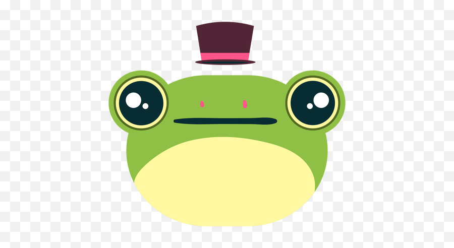 Fancy Frog Face Transparent Png U0026 Svg Vector Emoji,Fancy Man Emoji