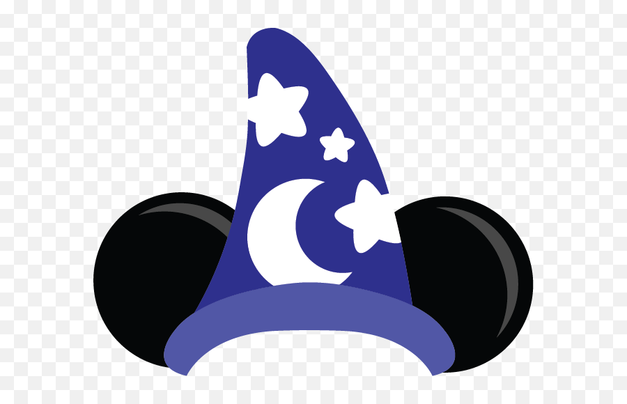 Mickey Hat - Clipart Sorcerer Mickey Hat Emoji,Mickey Mouse Ears Emoji