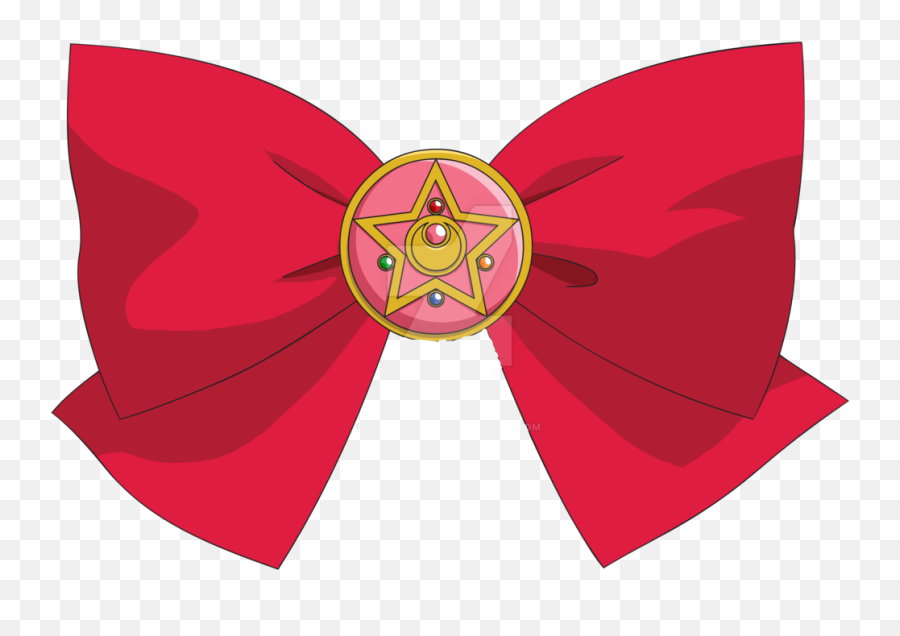 Bow Sailormoon Sailor Sticker - Transparent Sailor Moon Bow Emoji,X And Bow Emoji