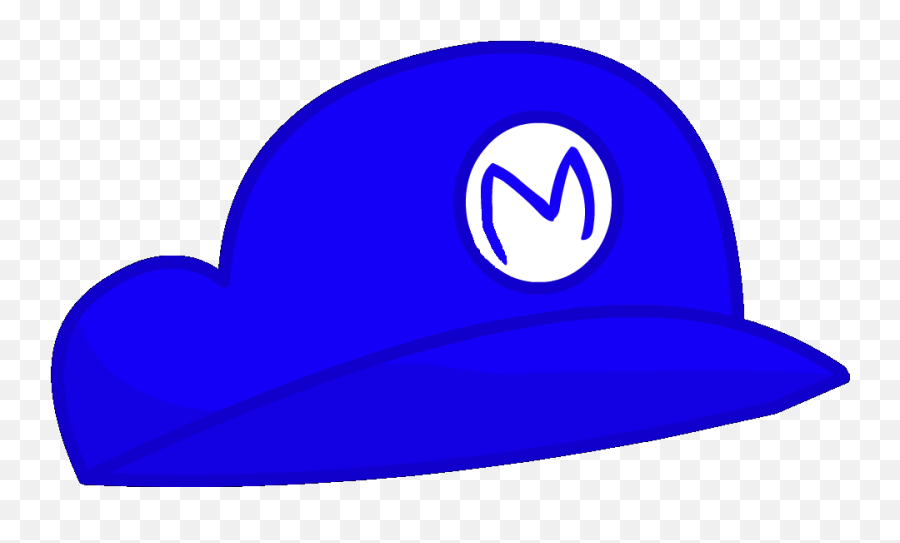 Clothing Clipart Blue Object Clothing Blue Object - Transparent Mario Hat Png Emoji,Blue Hat Emoji