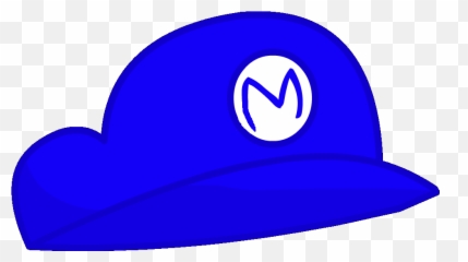 Clothing Clipart Blue Object Clothing Blue Object - Transparent Mario Hat Png Emoji,Blue Hat Emoji