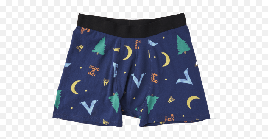 Mens Camping Boxer Brief - Gym Shorts Emoji,Emoji Boxers