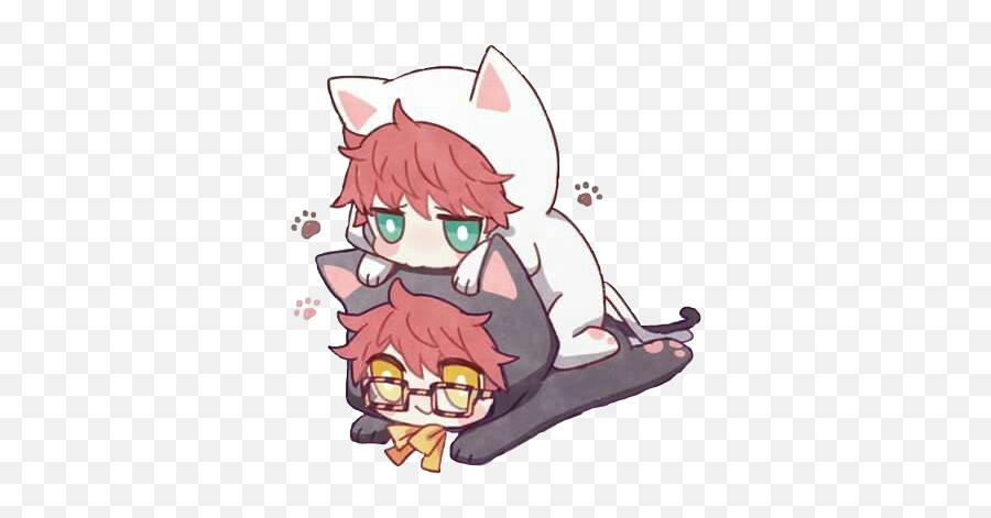 Saeyoung Luciel 7 707 Saeran Sticker By Narwhal738 - 707 And Saeran Emoji,Saeran Emoji Gif