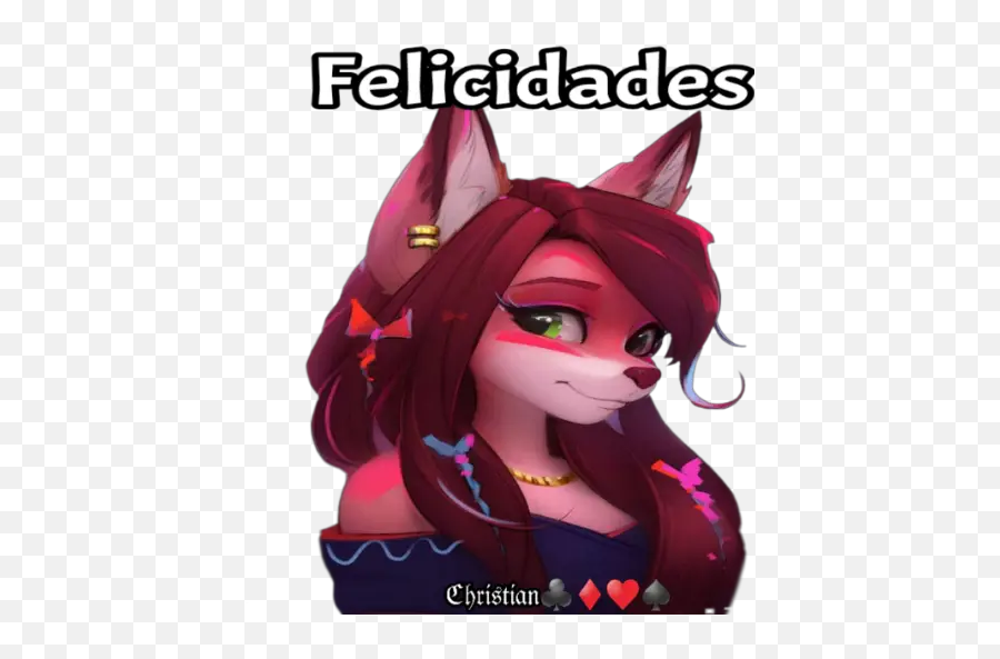 Chica Loba Stickers For Whatsapp Emoji,Emojis De Felicidades