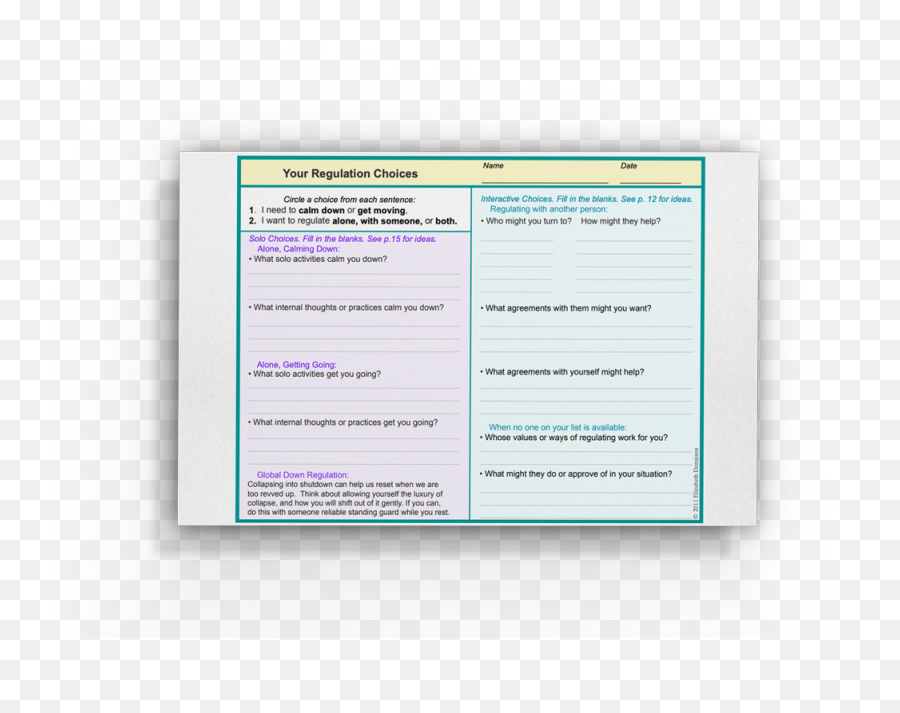 Resources - Clearing Trauama Emoji,Emotion Regulation Worksheet 2