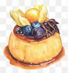 Flanpudding Sticker - Pâtisserie Emoji,Flan Emoji