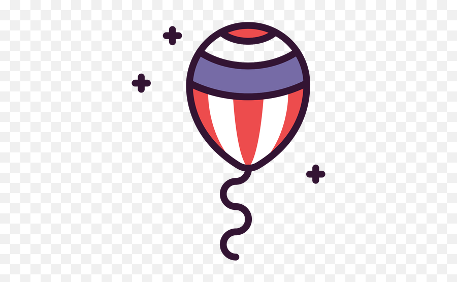 Usa Balloon Icon - Icon Emoji,In Emoticons Whatdoes Ared Ballon Mean