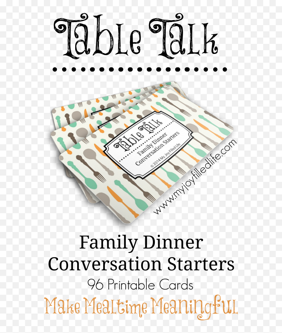 Printable Family Dinner Conversation - Dot Emoji,Emotions Questions For Discussion For Kids