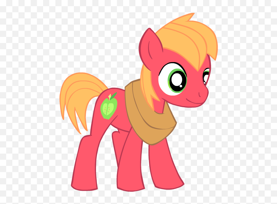 Friendship Is Magic - Baby Big Mac My Little Pony Emoji,My Little Pony Applejack Emoticon