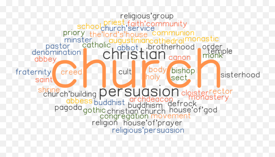 Church Synonyms And Related Words What Is Another Word For - Dot Emoji,Bouddhism God Of Emotions