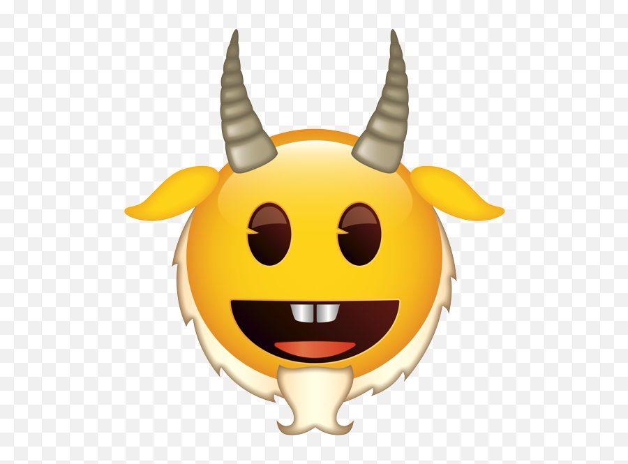 Capricorn Face - Happy Emoji,Capricorn Emoji
