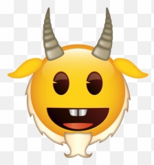 Capricorn Face - Happy Emoji,Capricorn Emoji