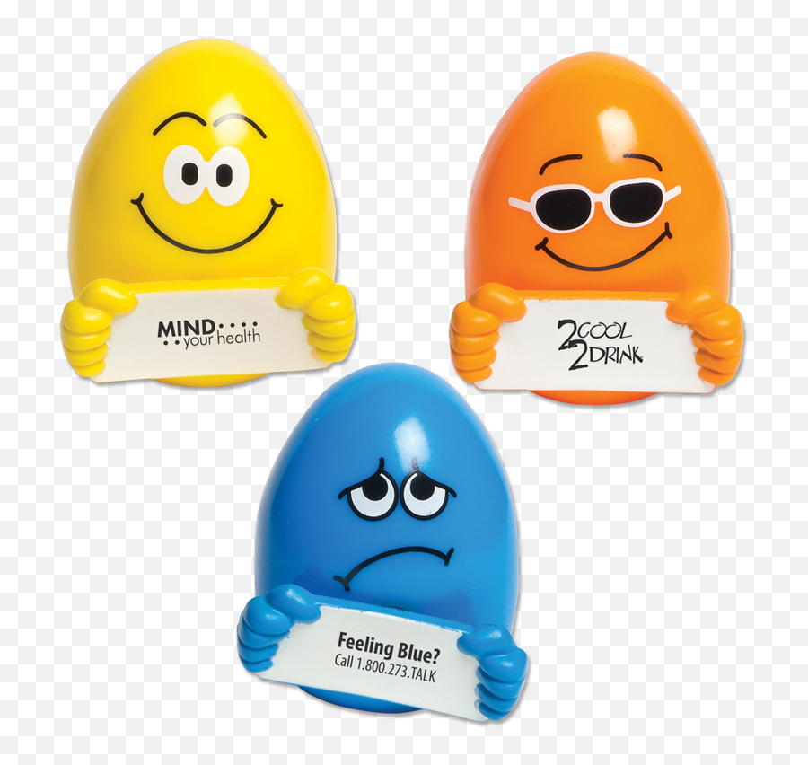 Psa - Stress Ball And Pop Emoji,Egghead Emoticon