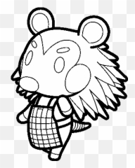 Dibujos Cuquis Para Colorear - Animal Crossing Mer Coloring Emoji,Emojis De Navidad Para Dibujar