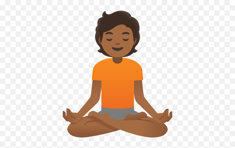 Medium - Meditate Emoji,Emojis To Use For Yoga