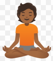 Medium - Meditate Emoji,Emojis To Use For Yoga