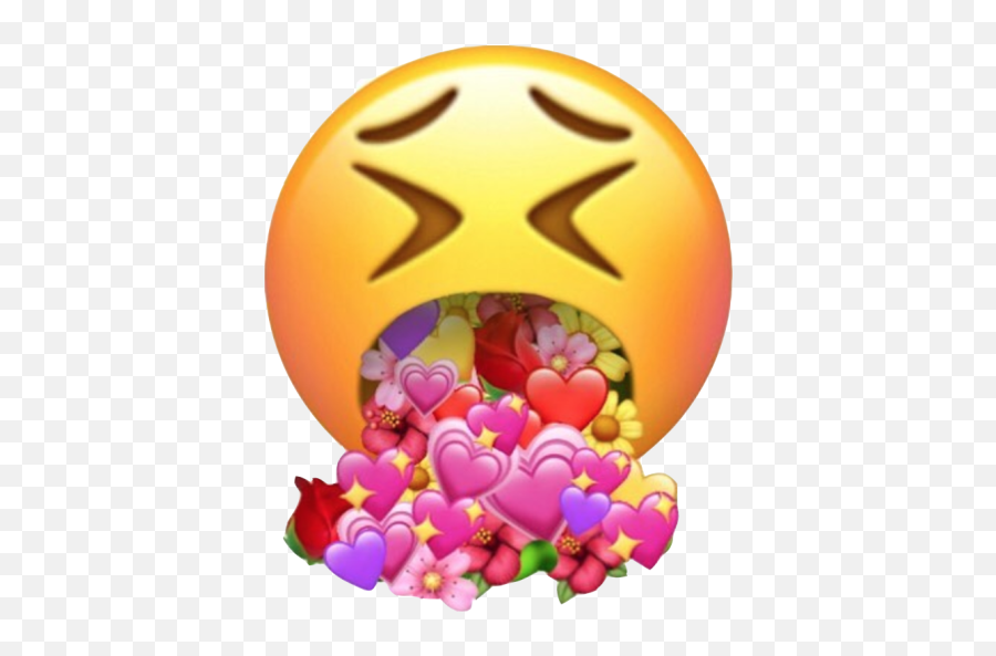 Sticker Maker - Emojis Heart Vomit,Throwing Hearts Emoticon