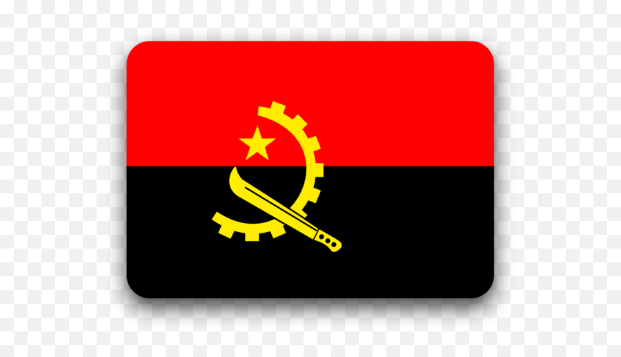 Bandera De Angola Superficie Población - Flagge Angola Emoji,Bandera De El Salvador Emoticon