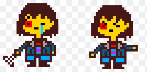 Pixel Art Gallery - Dancing Frisk Gif Emoji,Frisk Emoji