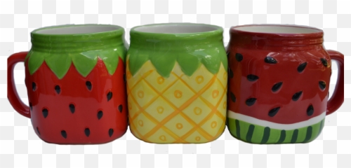 Fruit Mug Soy Candle - Serveware Emoji,Camfrog Color Emojis