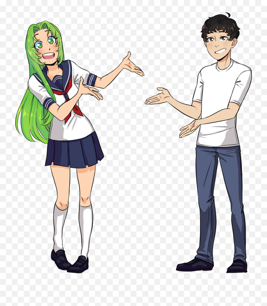 Yandere Simulator Png - Yansim Midori Emoji,Yandere Emoji