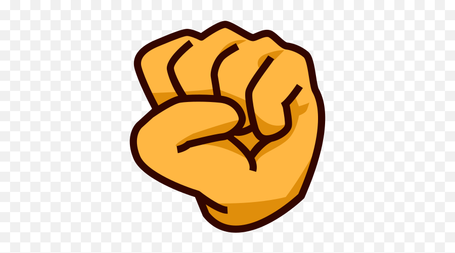 Raised Fist Id 12302 Emojicouk - Fist Emoji Hand,Hands Up Emoji