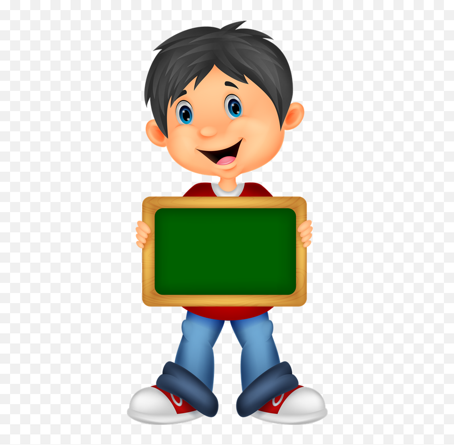 Boy Holding Paper Cartoon Clipart - Cartoon Boy Holding Paper Png Emoji,Emoji Crafts With Paper