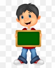 Boy Holding Paper Cartoon Clipart - Cartoon Boy Holding Paper Png Emoji,Emoji Crafts With Paper