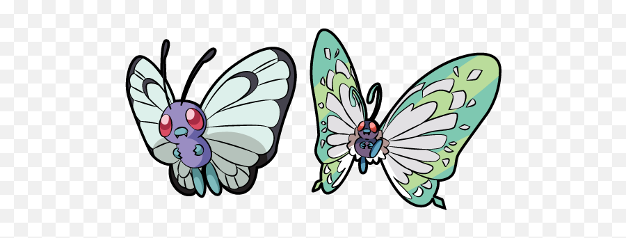 Pokemon Butterfree And Gigantamax Butterfree Cursor U2013 Custom Emoji,Disgust Emotion Anime