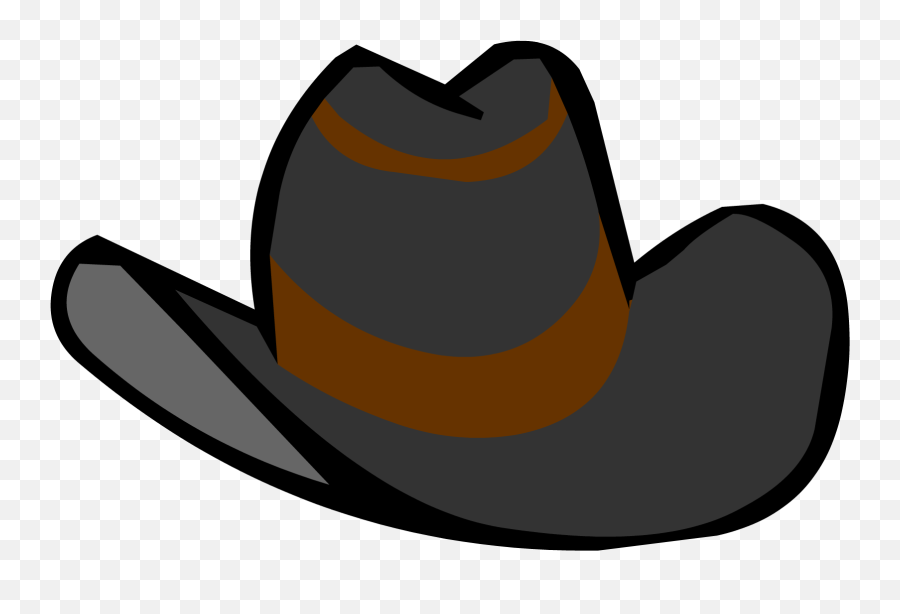Black Cowboy Hat Club Penguin Wiki Fandom - Cowboy Hat Vector Png Emoji,Cowboy Boots Emoji