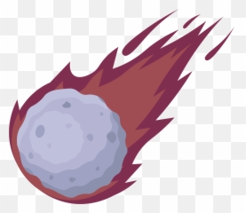 Meteor Clipart - Meteor Clipart Emoji,Asteroid Emoji