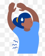 Back Pain That Gets Worse When Straightening It Emoji,Woman Emoji Cross Hands
