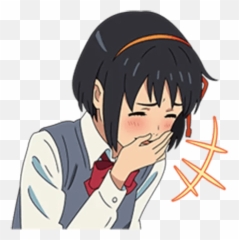 Your Name Line Stickers - Live Wa Stickers Emoji,Discord Name Anime Emoji