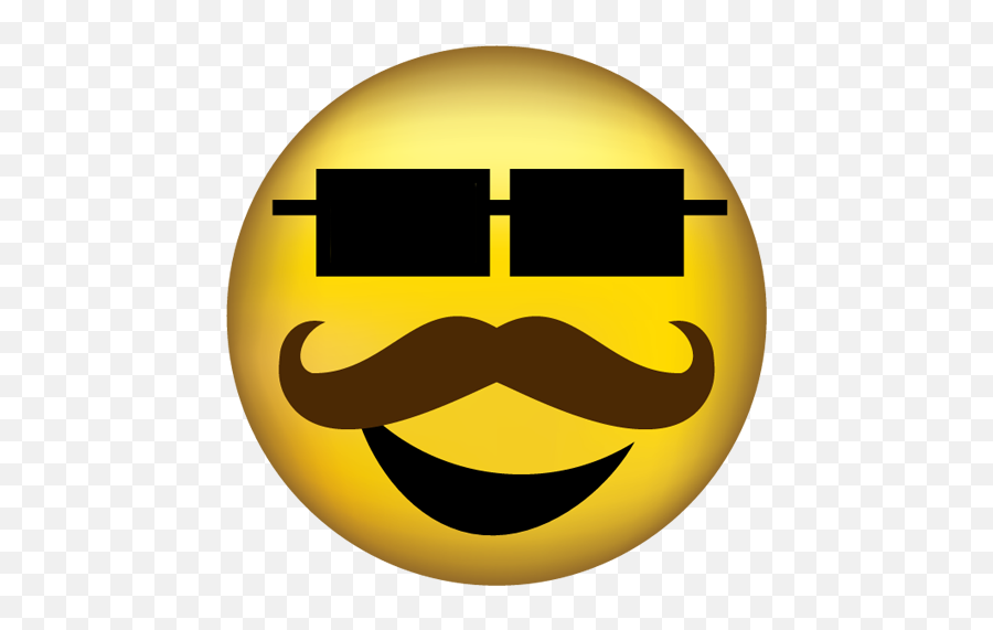Movembicons Official Website Of Movembicons Emoji,Mustache And Glasses Emoji